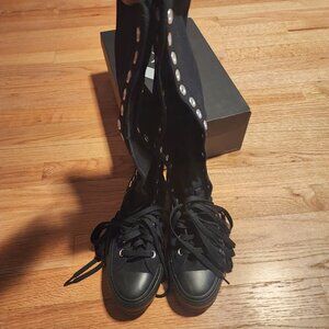 SZ 6.5 Womens / 4.5 Mens Chuck Taylor All Star XXHi A16571C- Black/Black/Black